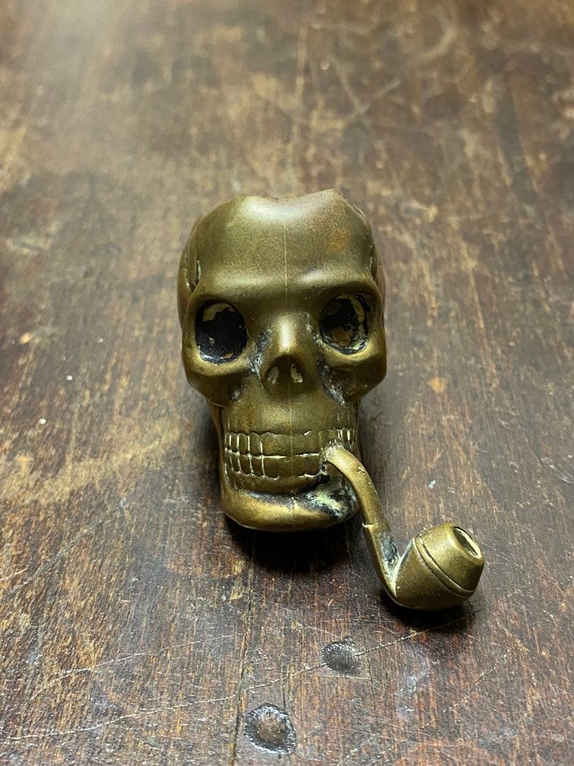 1900s'ビンテージ スカルマッチホルダー バイカー ロカビリー 古着 店舗
