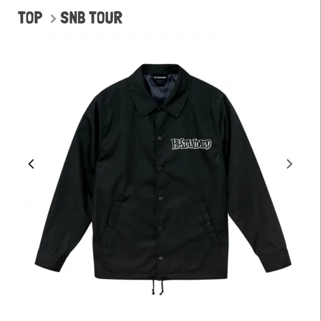 新品未使用Hi-STANDARD SNB ナイロンコーチジャケットXL黒ブラック