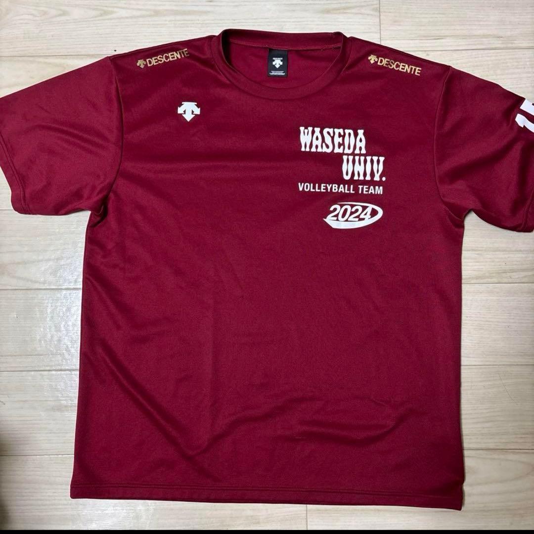 早稲田大学バレーボール練習着