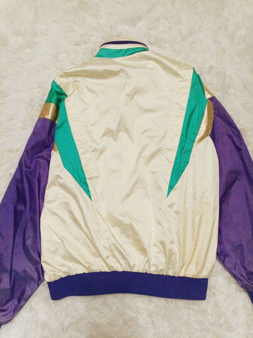 90s スーパースタージャージ セットアップ クリーム パープル O