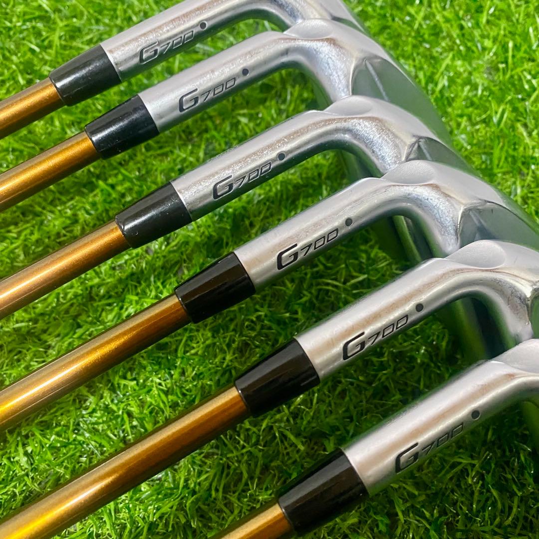 PING ピン G700 アイアンセット 6本 左 レフティS クラブ メンズ