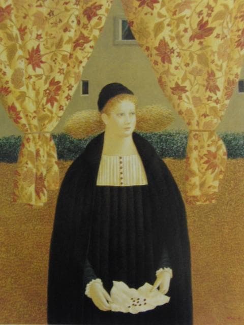 福岡通男　「種」、希少画集より、状態良好、新品高級額装付