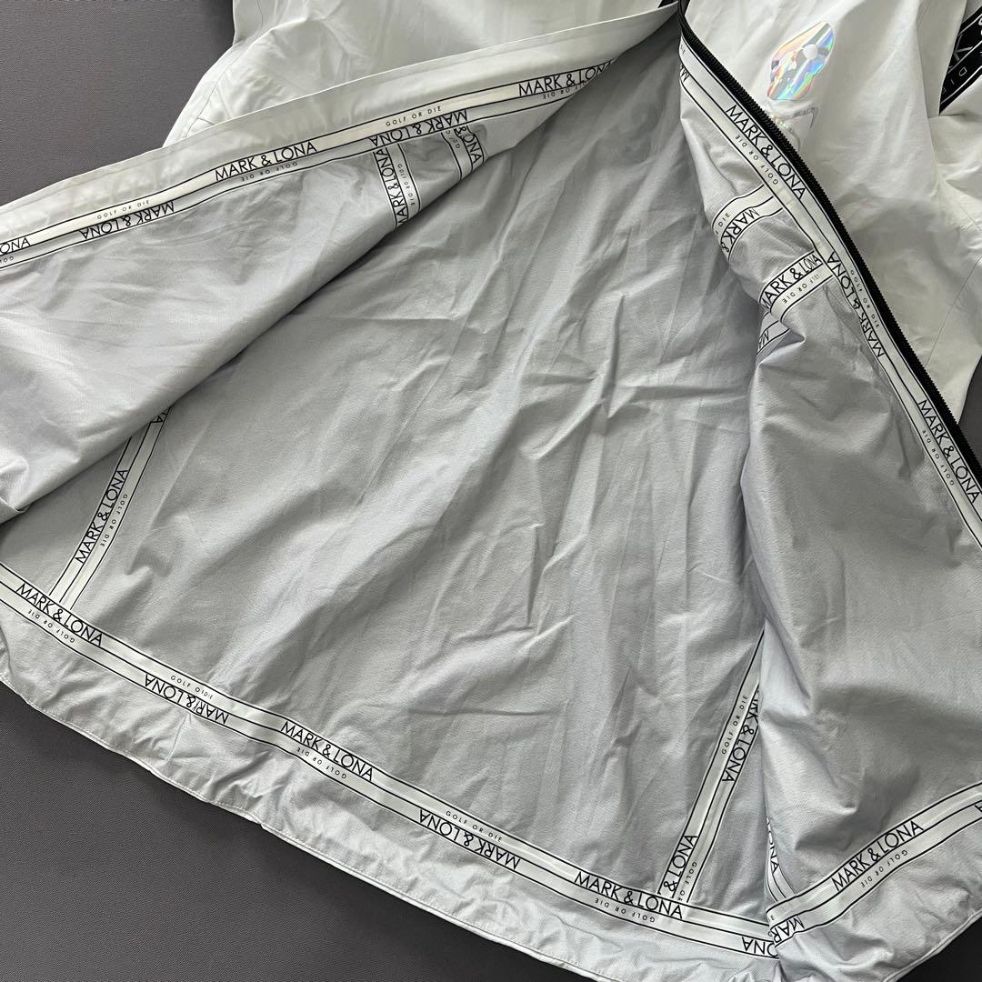 MARK&LONA マークアンドロナ　レインジャケット　メンズ　サイドロゴ　防水