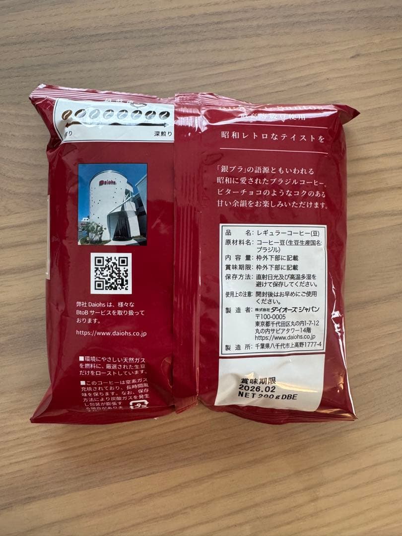 ブラジルサントス No.2 コーヒー 200g