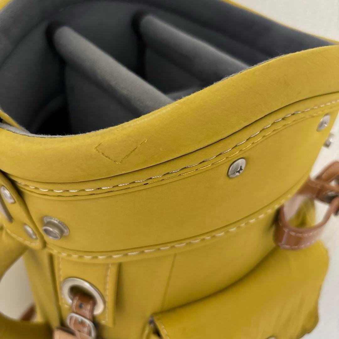 オノフ　キャディバッグ　マスタード