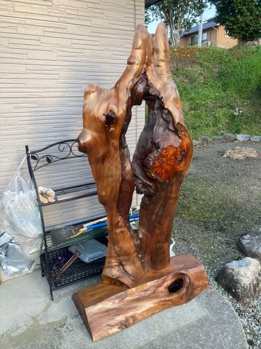 衝立　天然木　一枚板