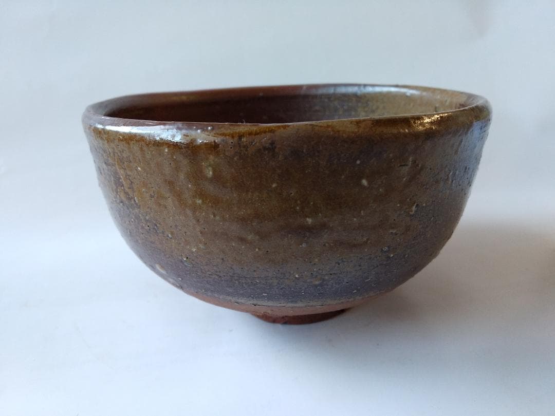 備前焼 藤原建 作 備前 茶碗 共箱 栞 茶道具 抹茶碗 新品 未使用 です