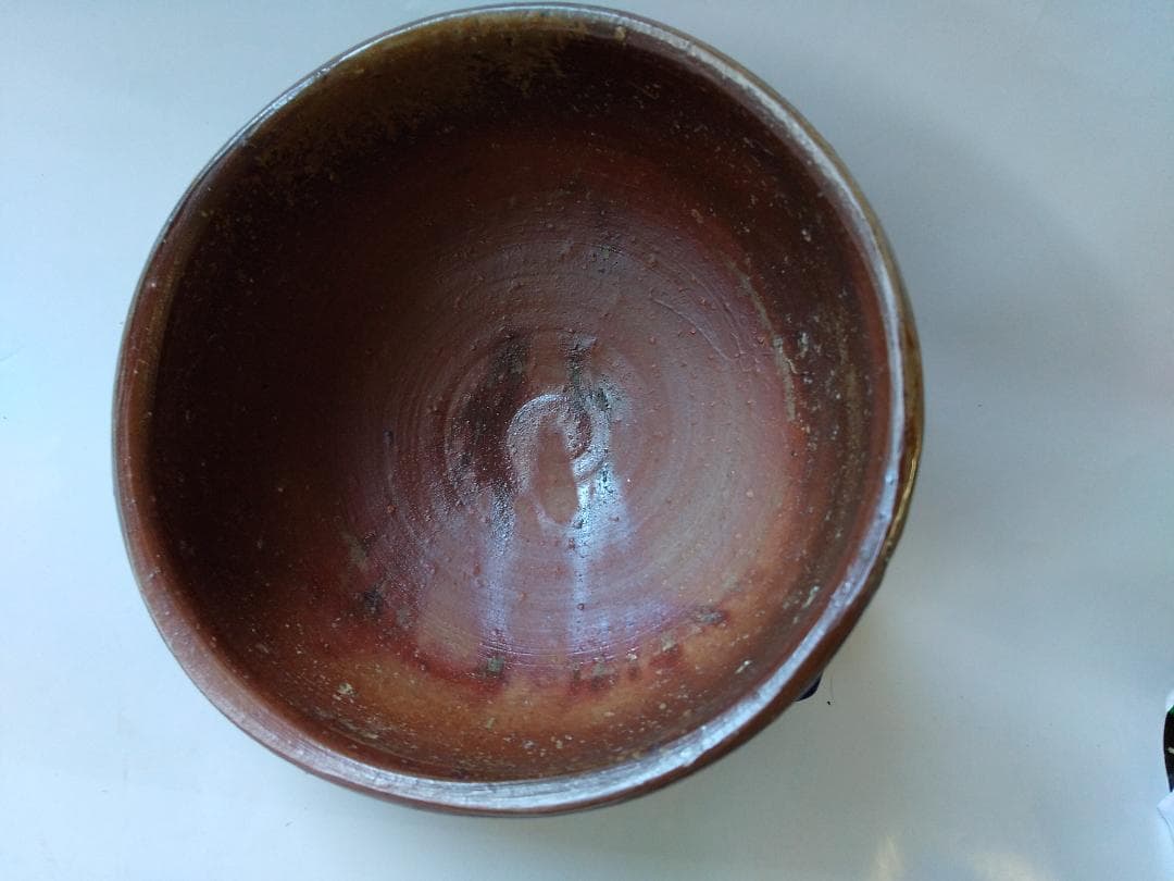 備前焼 藤原建 作 備前 茶碗 共箱 栞 茶道具 抹茶碗 新品 未使用 です