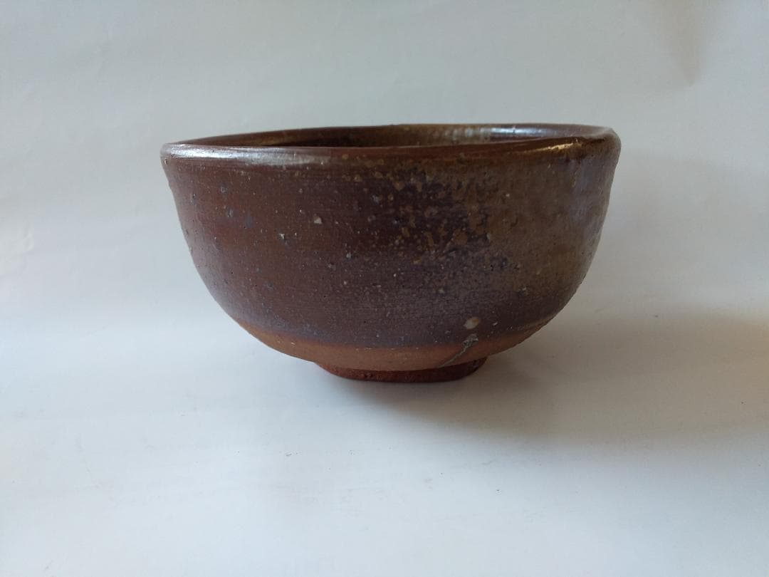 備前焼 藤原建 作 備前 茶碗 共箱 栞 茶道具 抹茶碗 新品 未使用 です