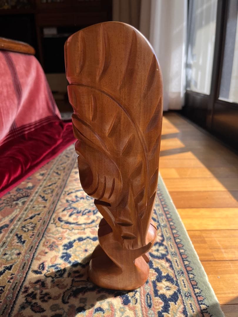 ハワイTIKI ティキ 木製彫刻 木彫 置物 ヴィンテージ インテリア