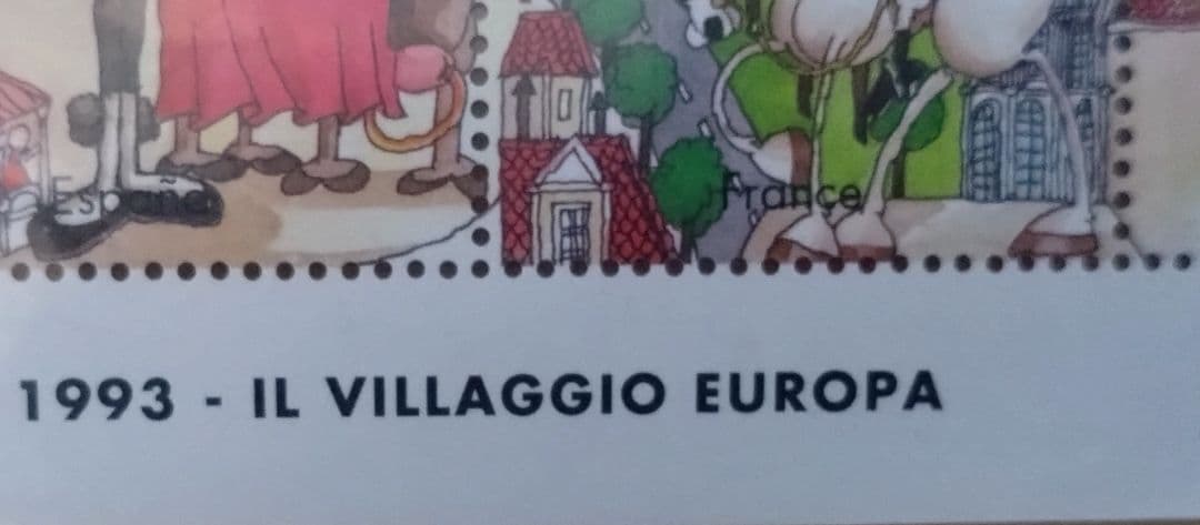 激レア　サンマリノ　 1993年 EC加盟12カ国 海外　外国　記念切手シート