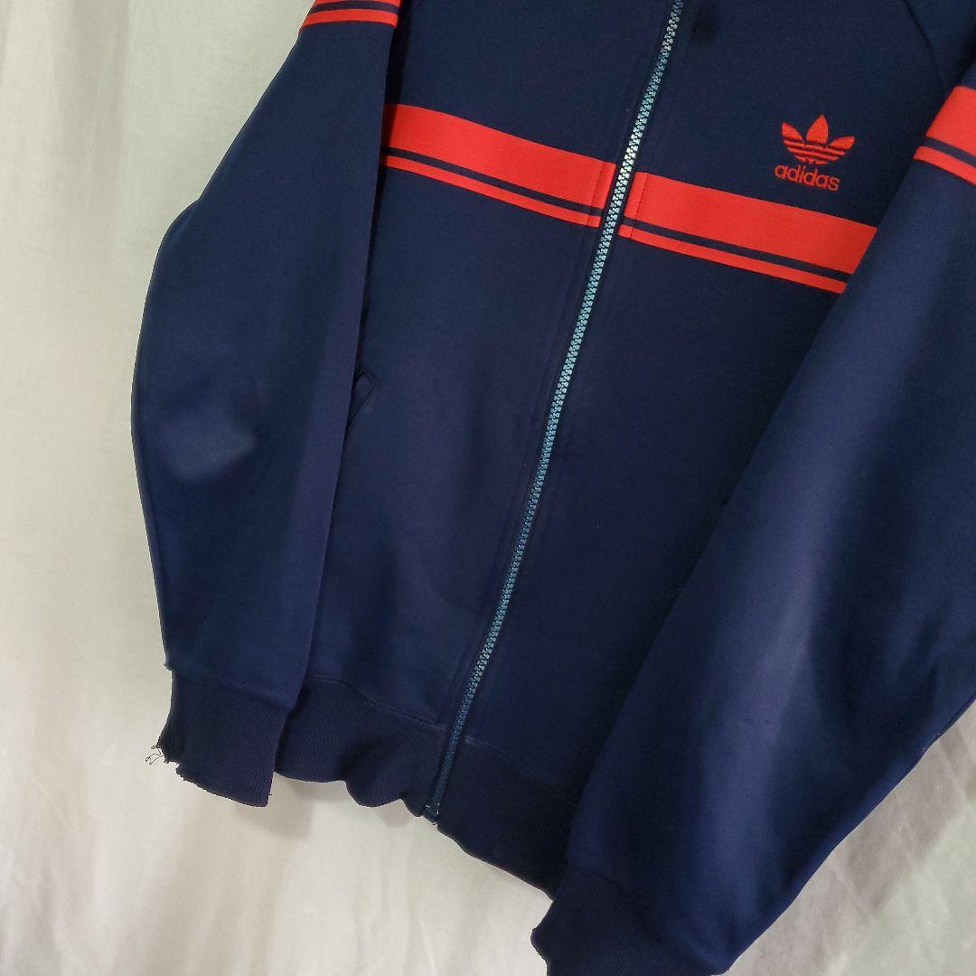 80ｓ ａｄｉｄａｓ アディダス トラックジャケット ジャージ ボーダーウェア