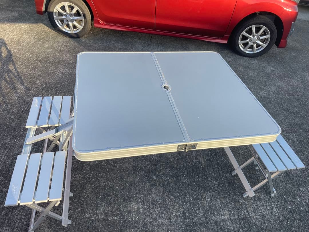 コールマン Coleman アルミ 折りたたみ テーブルチェア　ピクニックチェア