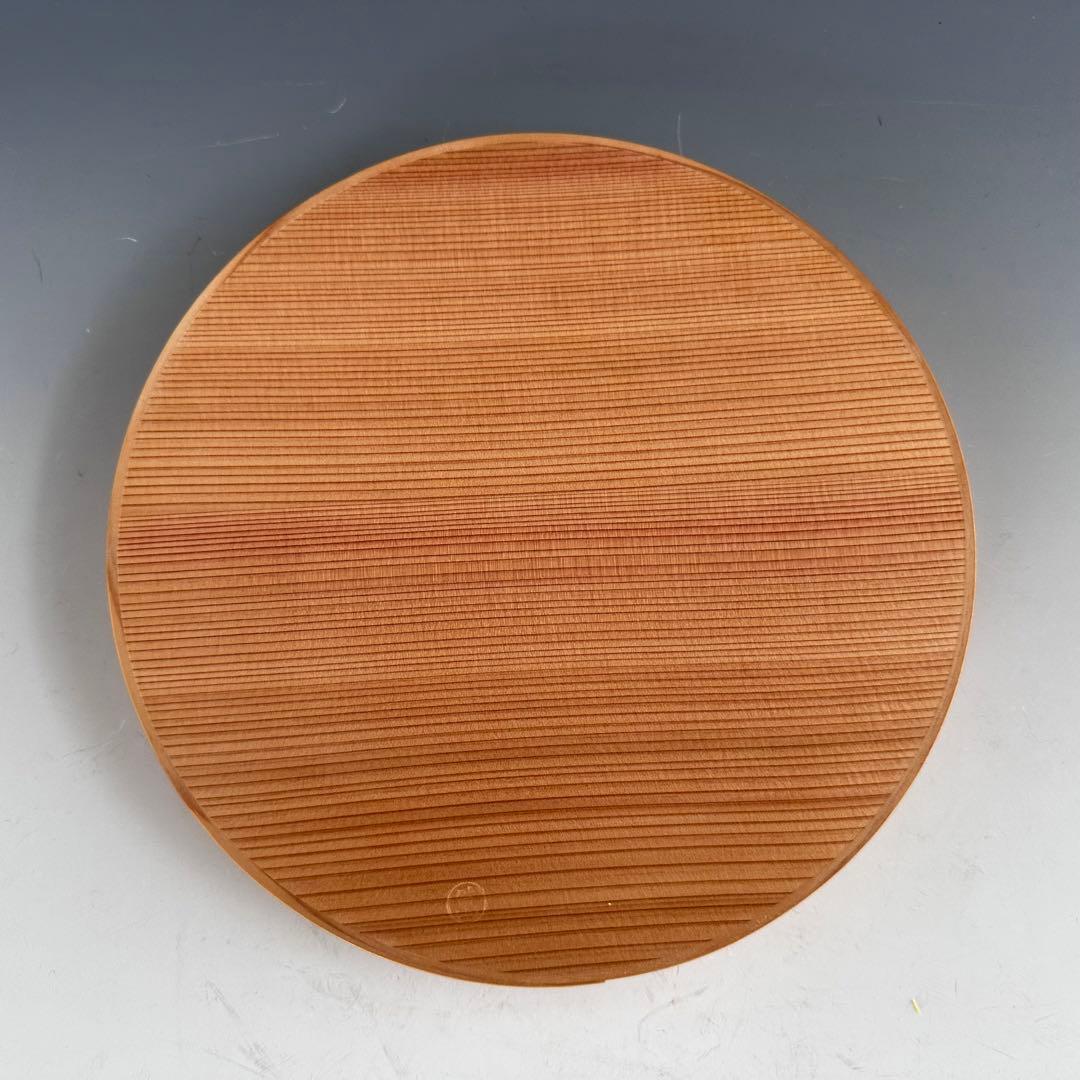 茶道具　杉曲　日の出　丸　菓子器　橋村萬象　共箱　干菓子器　工芸　木地　指物