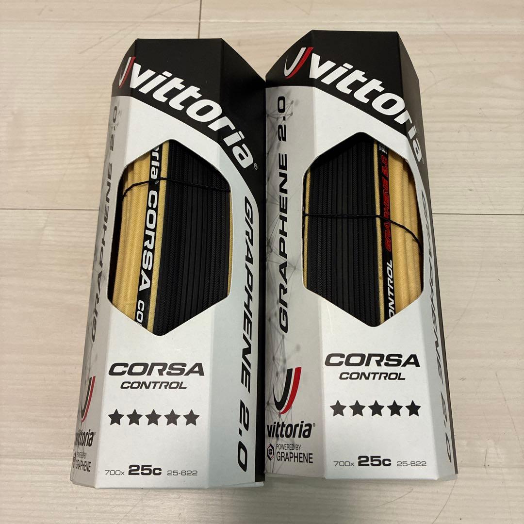 vittoria Corsa Control 25c G2.0 クリンチャー2本