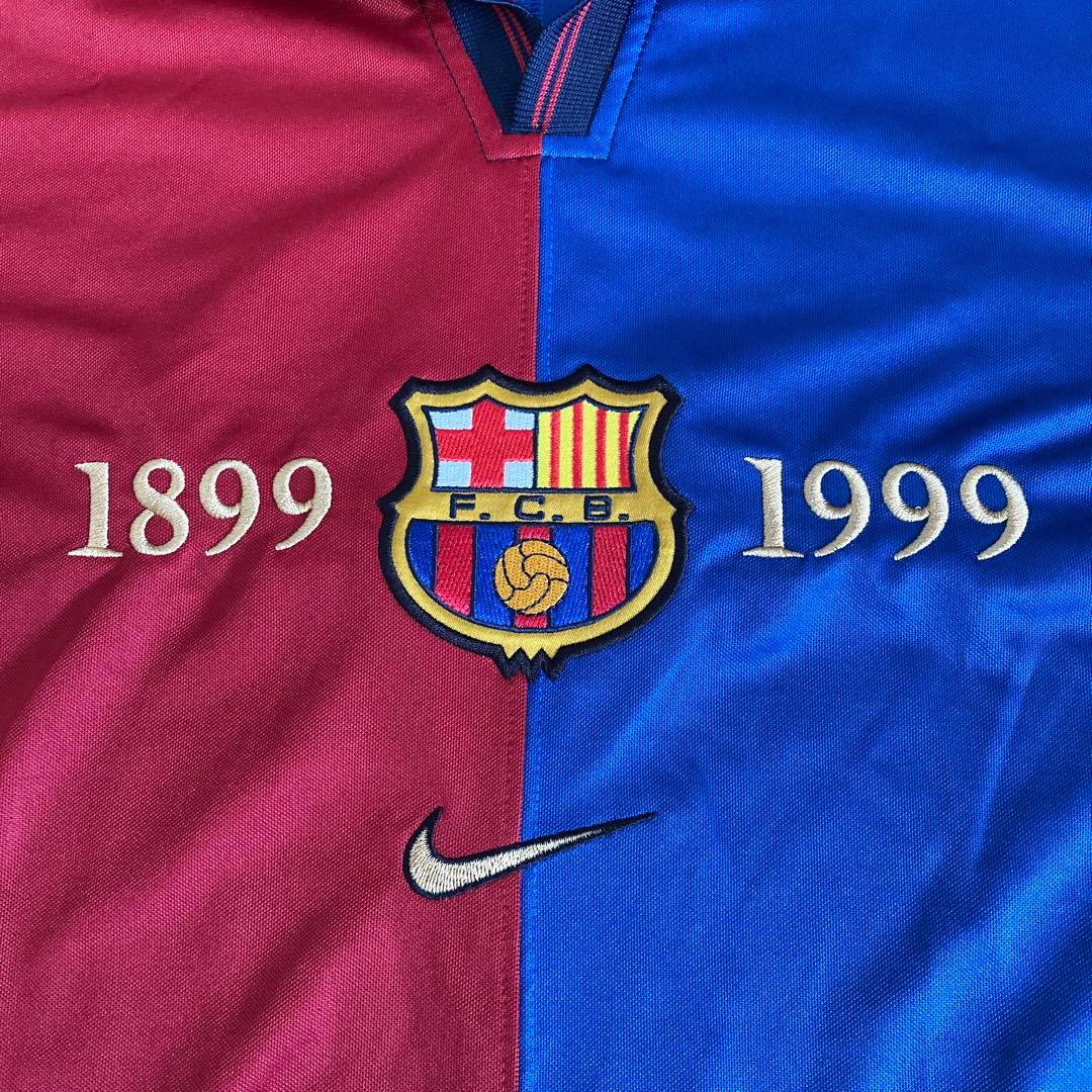 FCバルセロナ　100周年　ユニフォーム　7 フィーゴ　Mサイズ