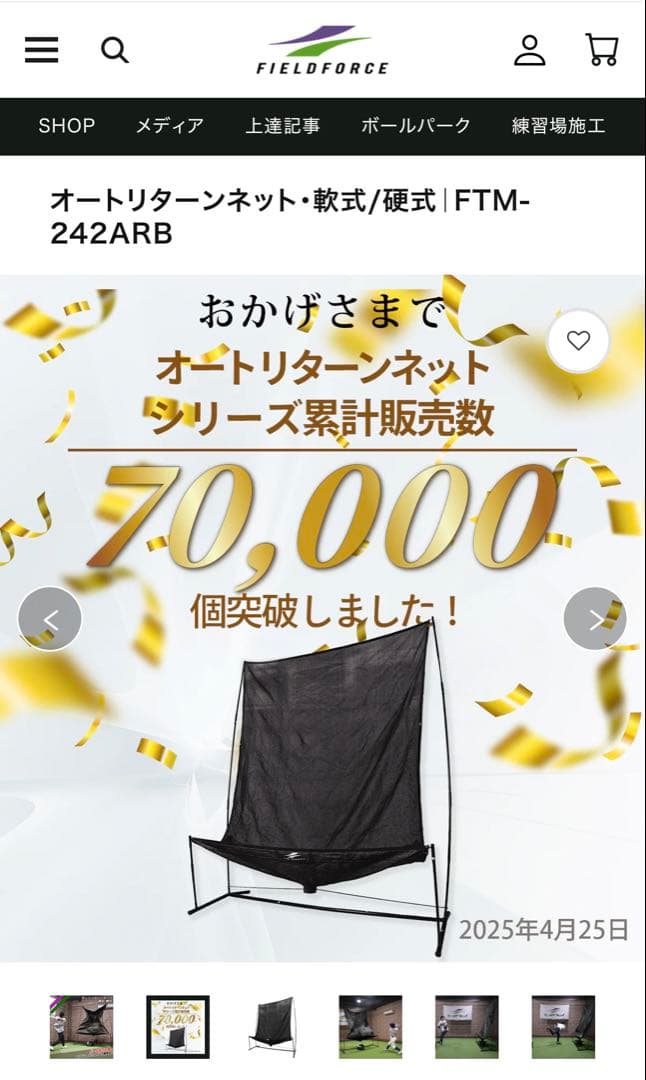 フィールドフォース　オートリターンネット