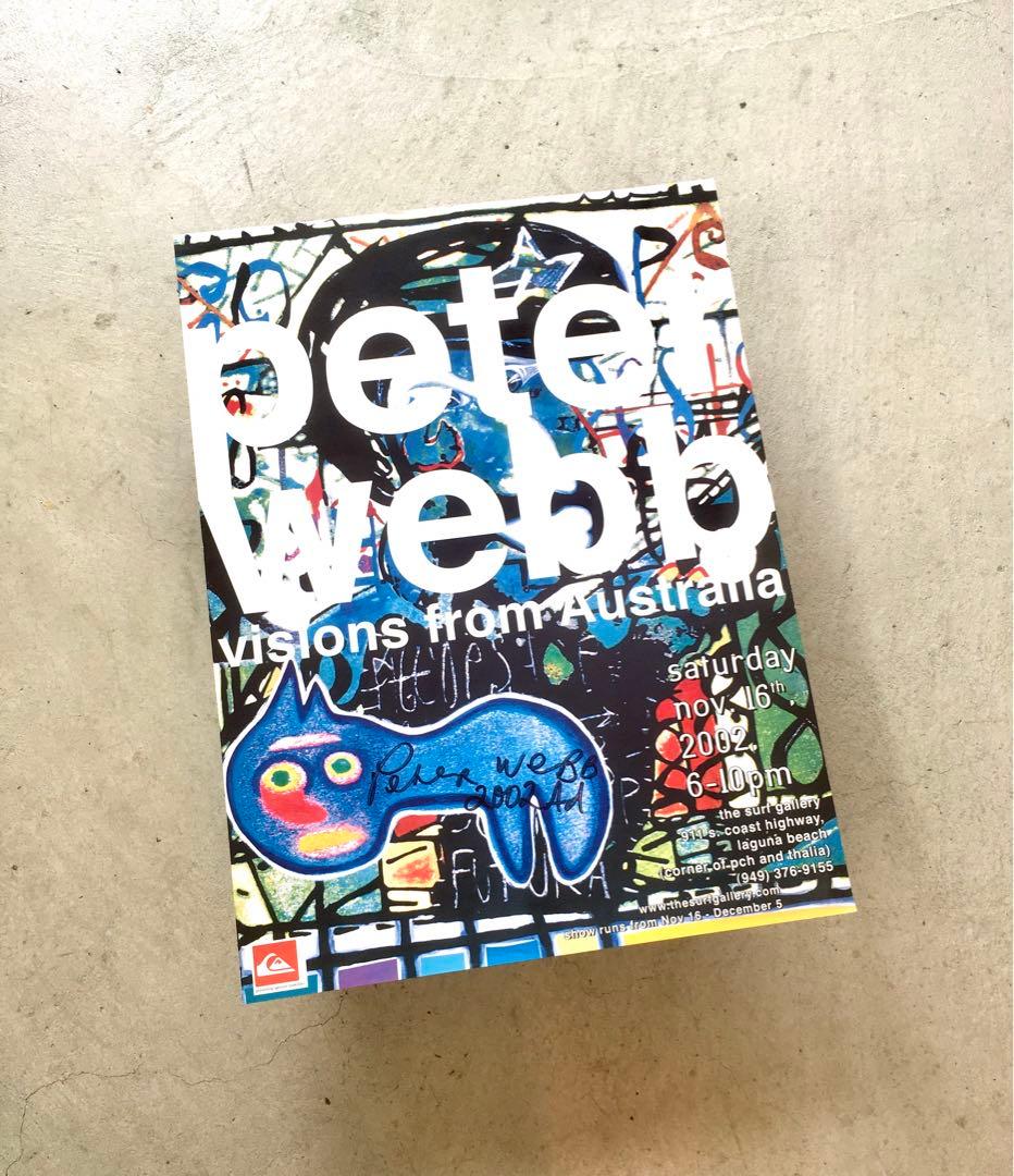 サーフィン・ボディボード Peter Webb Art Exhibition art poster