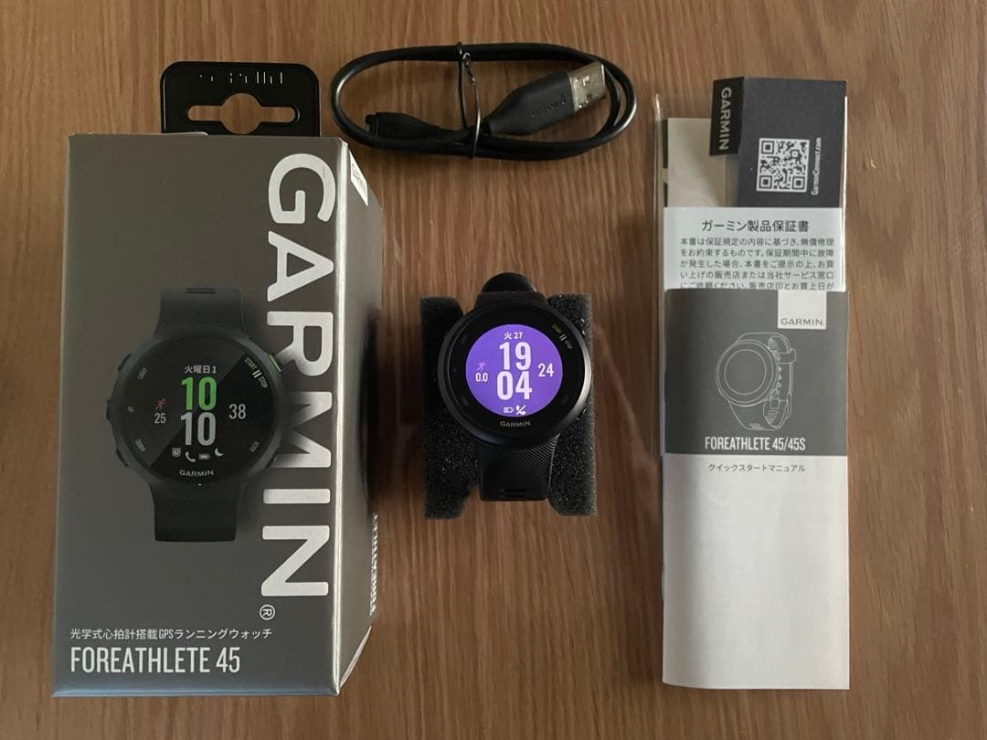 ガーミン GARMIN ForeAthlete 45 ブラック