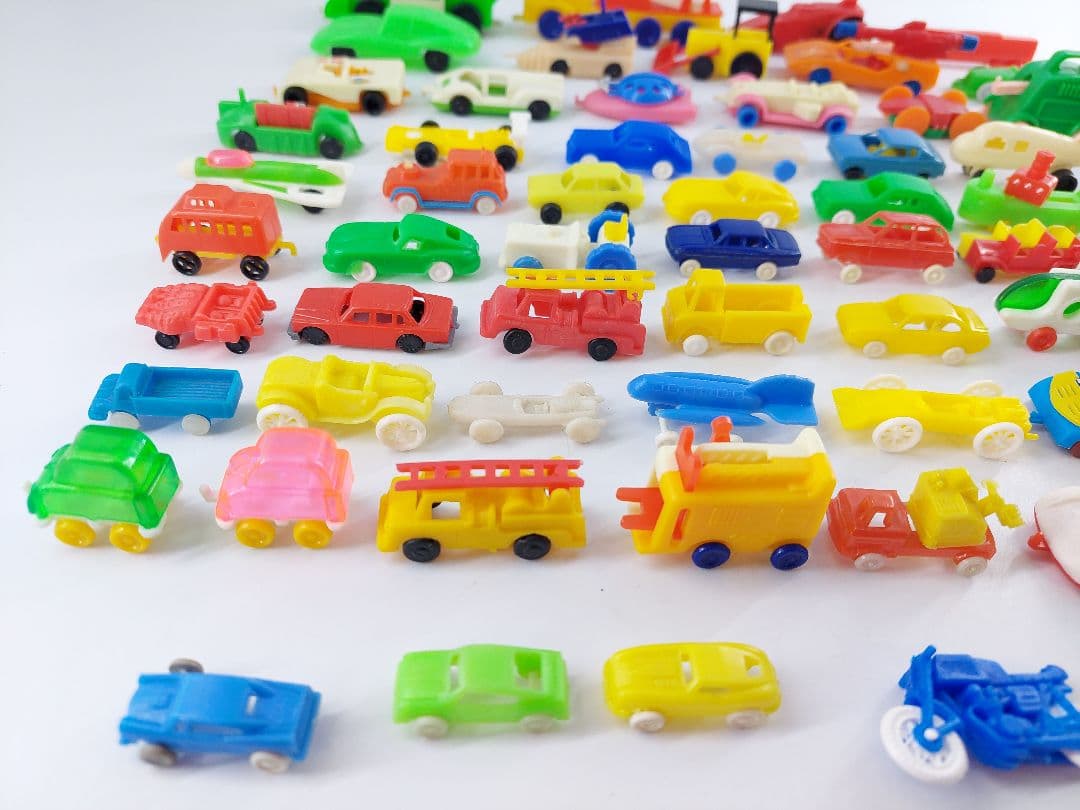 当時物 グリコ おまけ 乗り物 70個 まとめ売り 中古現状品