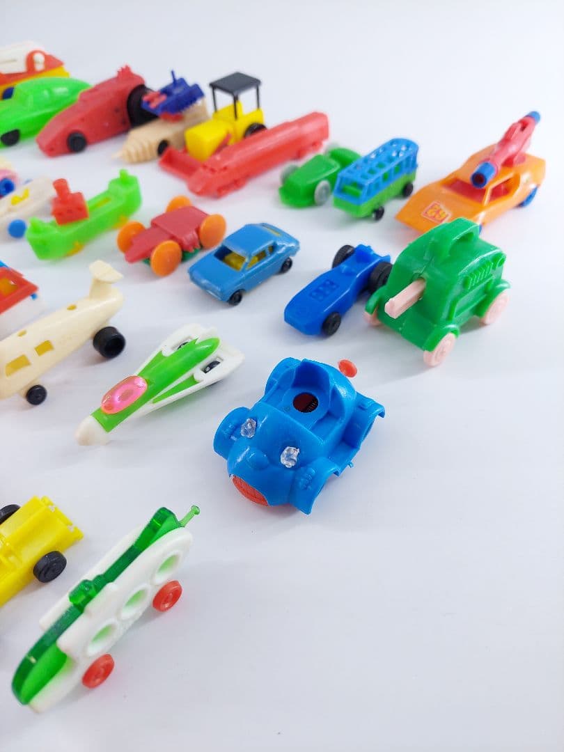 当時物 グリコ おまけ 乗り物 70個 まとめ売り 中古現状品