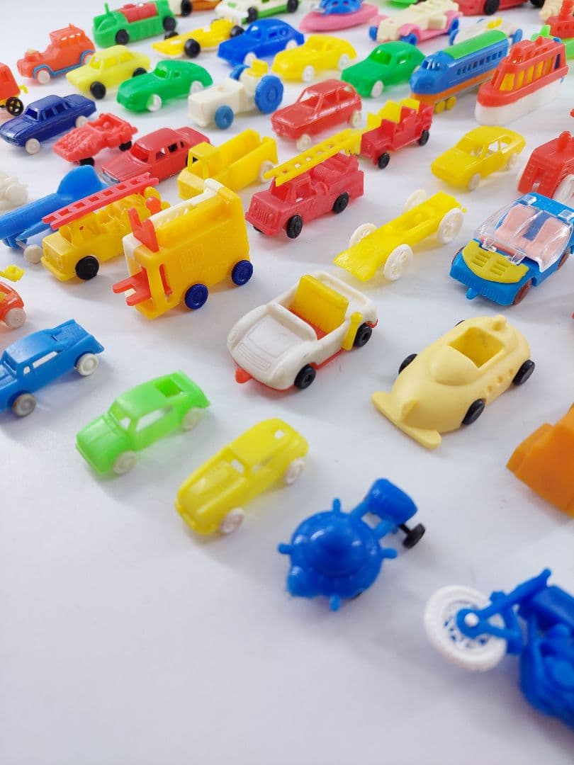 当時物 グリコ おまけ 乗り物 70個 まとめ売り 中古現状品