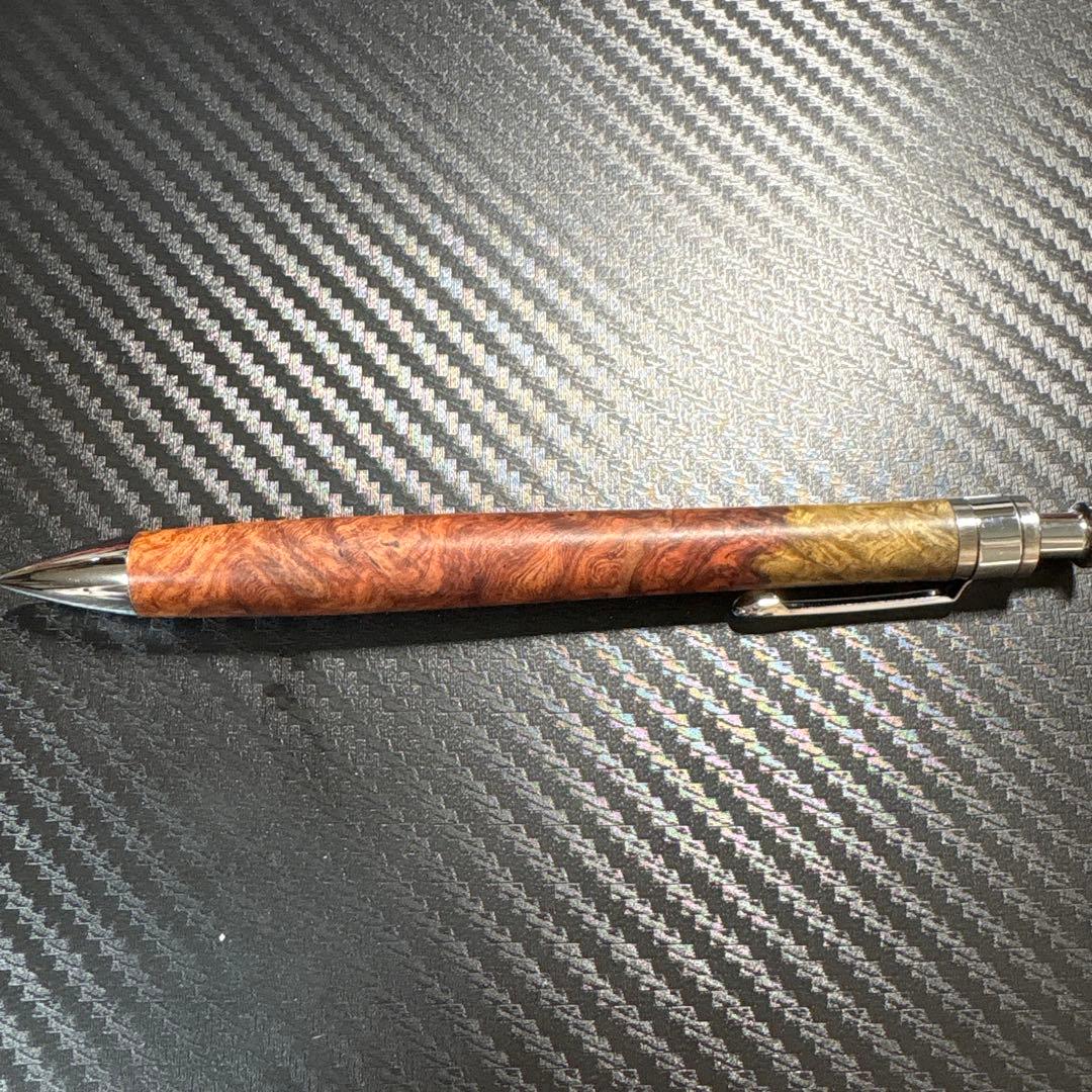 工房楔　花梨紅白　シャープペンシル