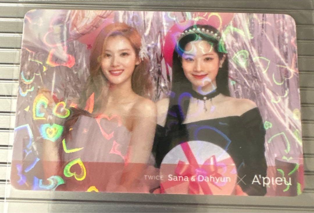 アピュー　Apieu サナ　ダヒョン　トレカ　TWICE SANA DAHYUN