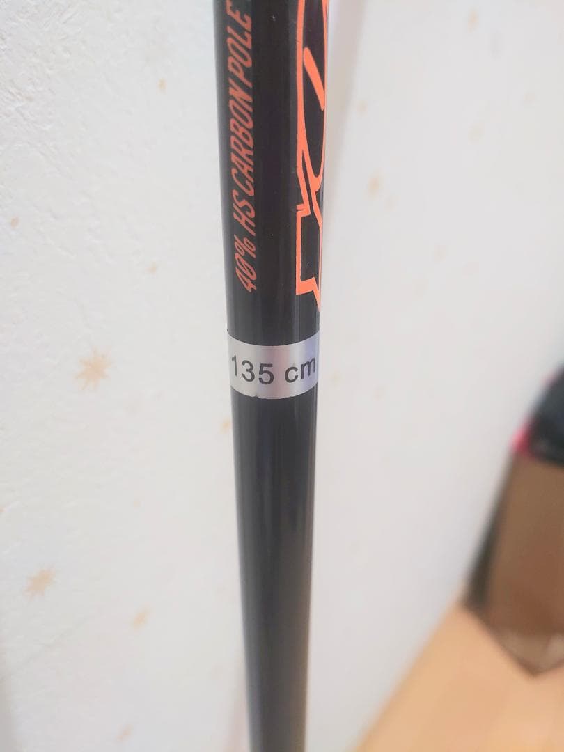YOKO　7100　クロスカントリースキーポール135㎝　美品　100％カーボン