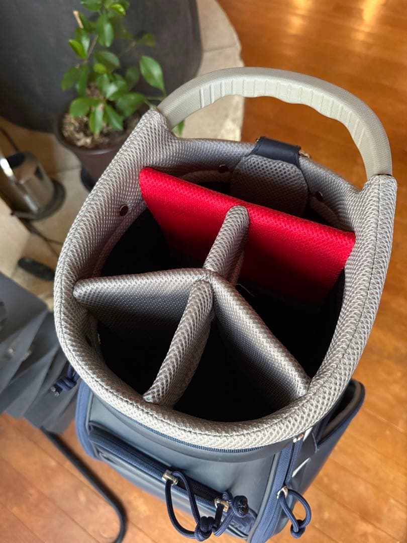 ecco キャディバッグ ネイビー/ホワイト