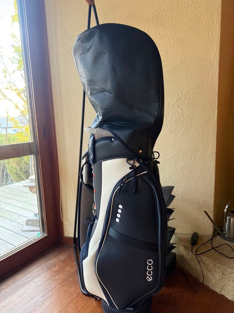 ecco キャディバッグ ネイビー/ホワイト