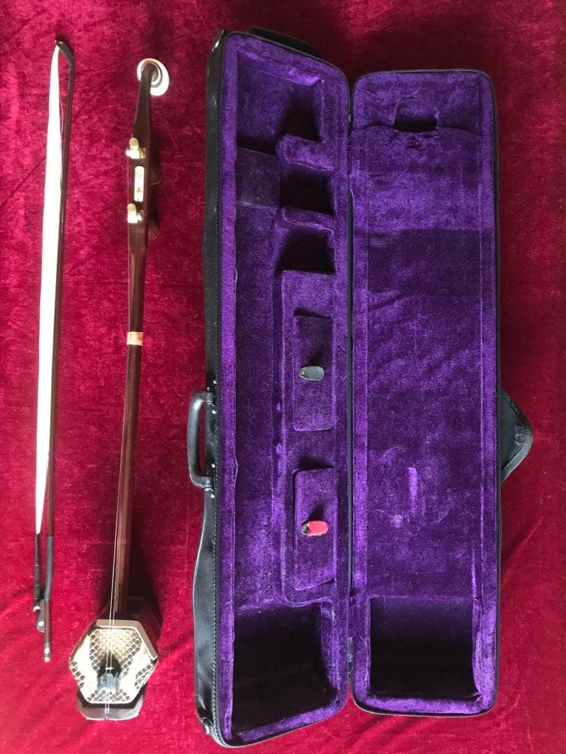 二胡★中古品★紅木★錦蛇本皮