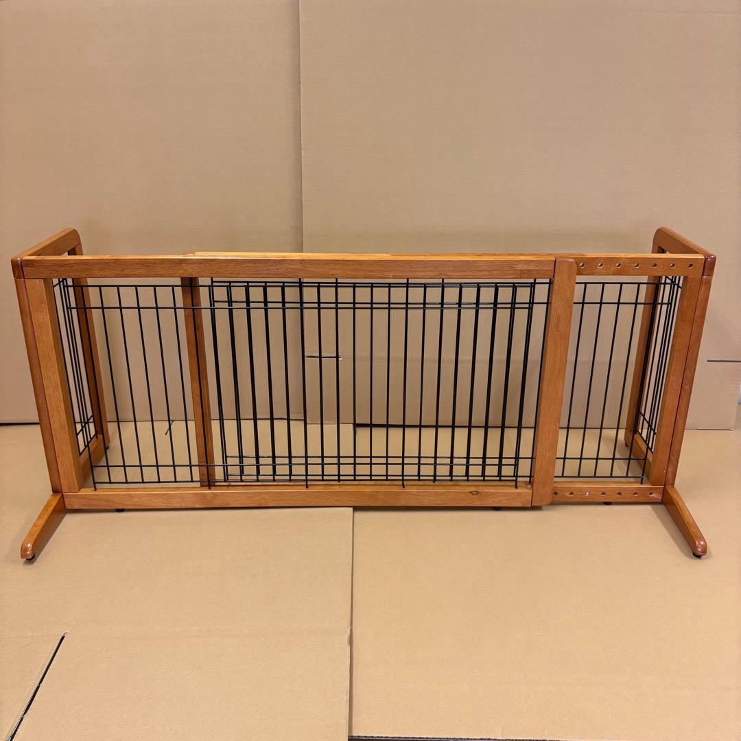 リッチェル ペット用 木製おくだけゲート ワイド