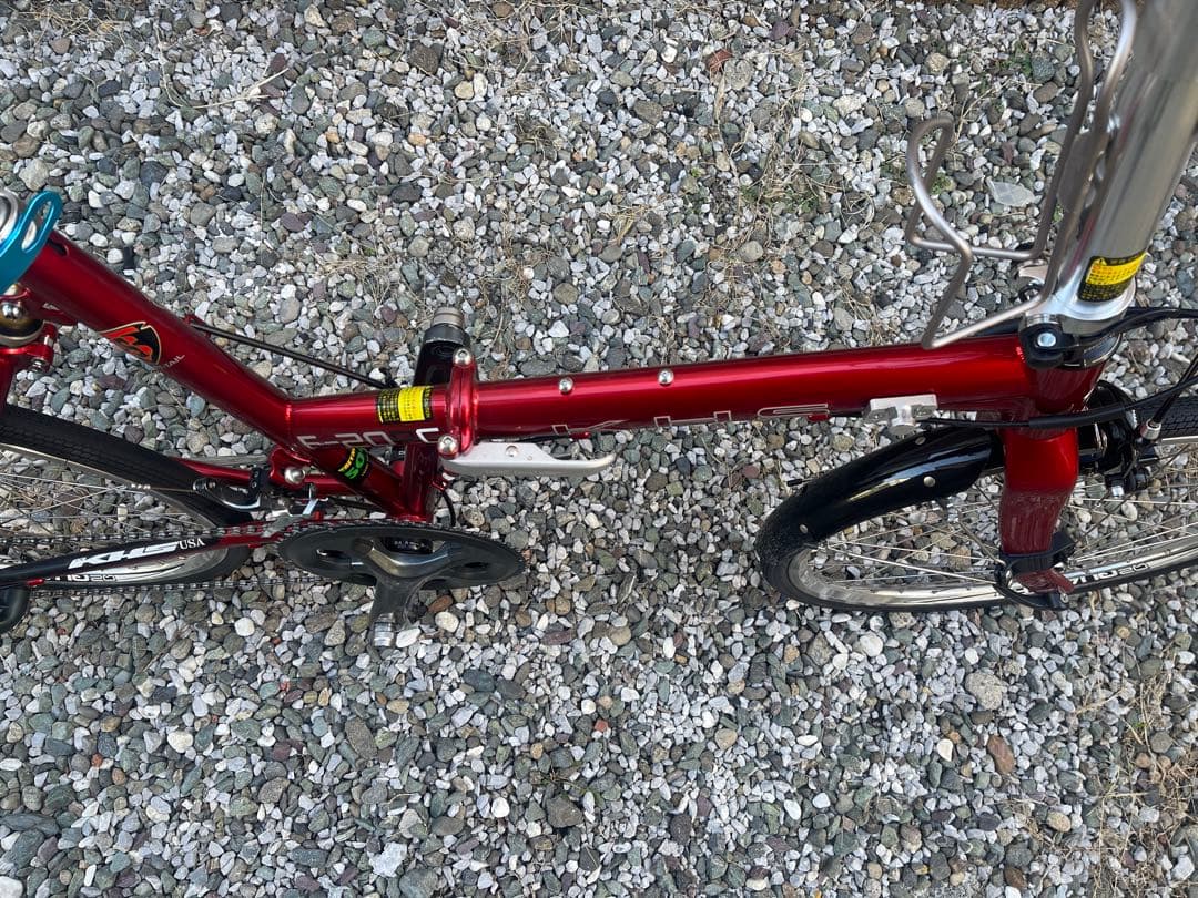 KHS F-20RC 折りたたみ自転車 レッド