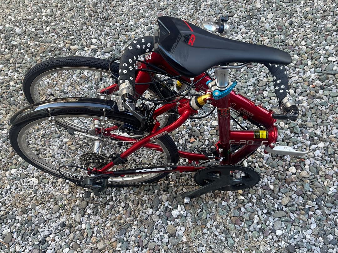 KHS F-20RC 折りたたみ自転車 レッド