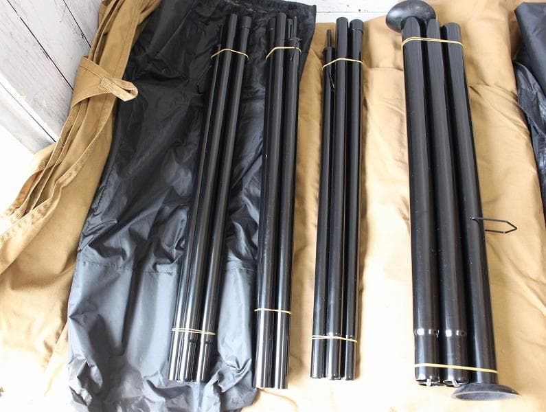 WAQ Alpha TC/FT ファミリーテント ワンポールテント 鍛造ペグ付き