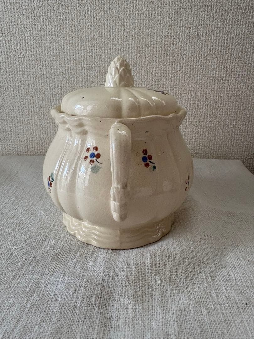 サルグミンヌ　小花柄　シュガーポット