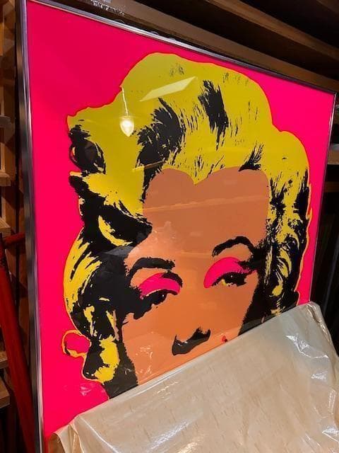 Sunday B Morning マリリンモンロー ピンク ウォーホル　証明書付