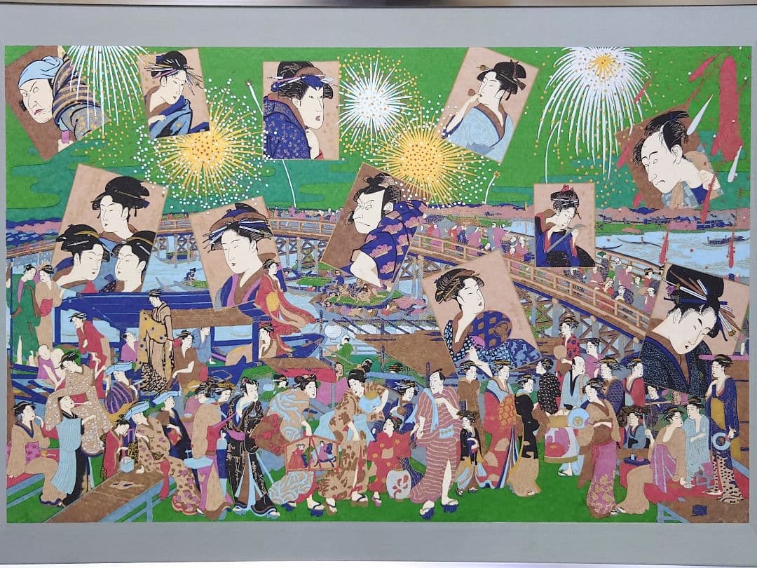 新春特価◆大河ドラマ べらぼう人気の浮世絵◆江戸の歌舞伎浮世絵図◆版画大判パネル