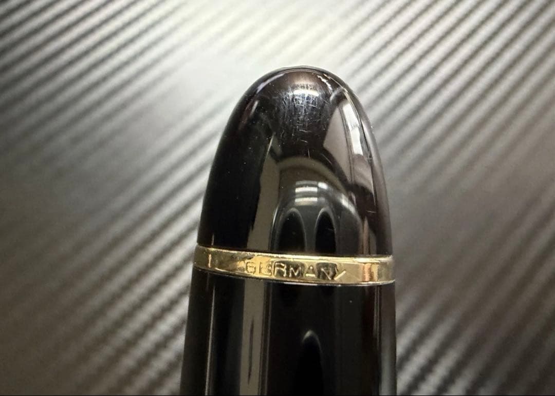 未使用に近い モンブラン 149 万年筆 14K 中白 M 中字