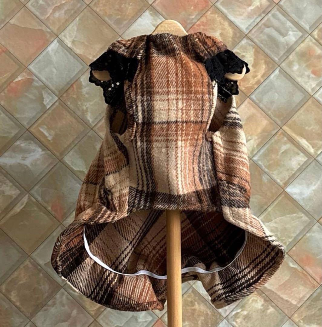 まるもは　ハンドメイド犬服　ワンピース Sサイズ