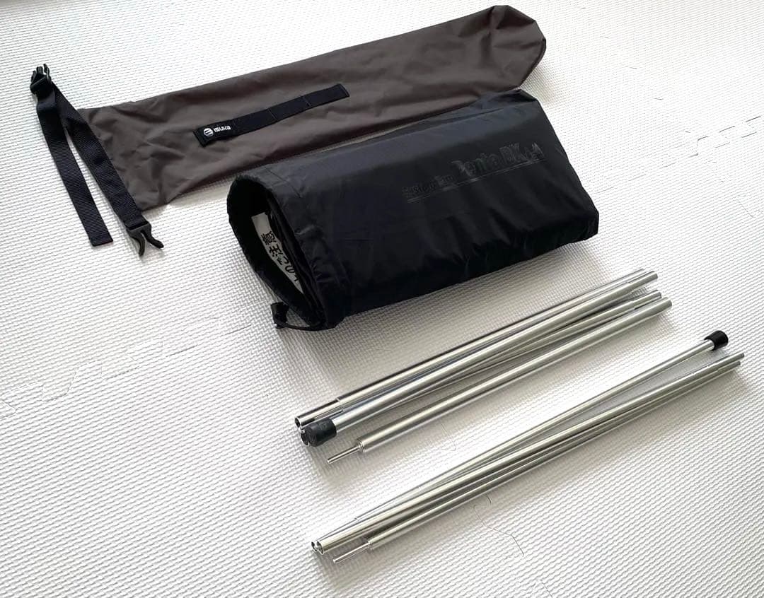 【タープ+ポール】Ogawa-オガワ/システムタープ・ ペンタ-ブラック+ポール