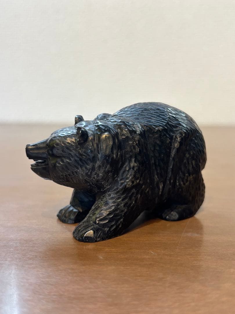 まとめ 石彫り 熊 クマ 十勝石 黒曜石 民芸品 工芸品 木彫り アイヌ ①②③