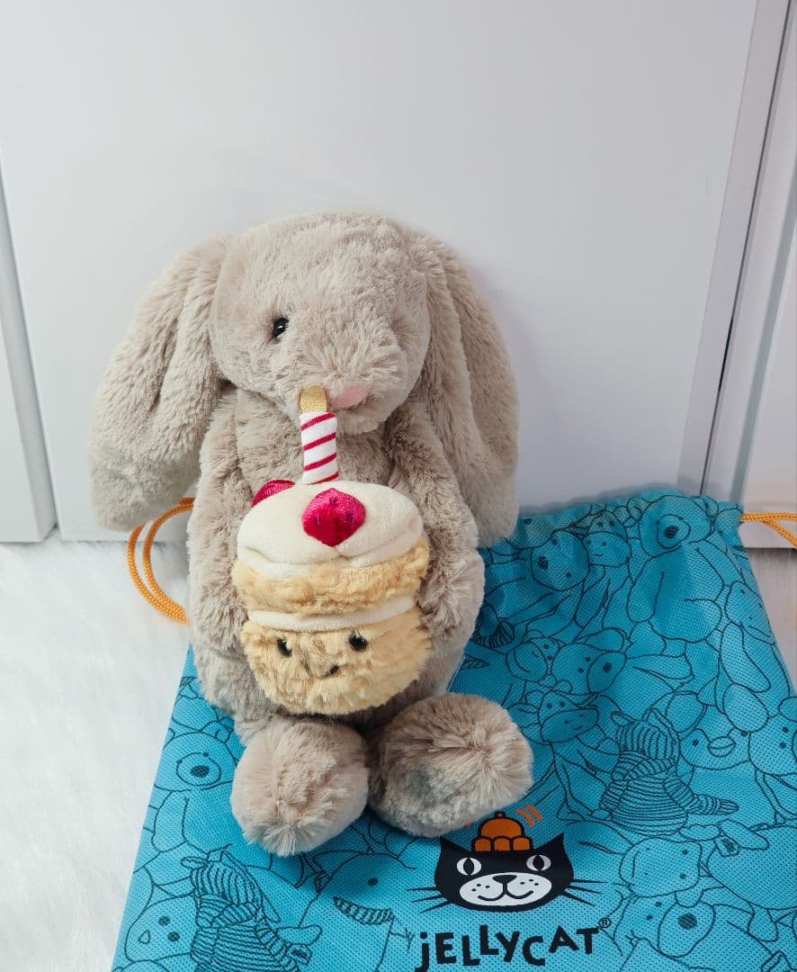  ジェリーキャット 誕生日　バースデー　うさぎ ぬいぐるみ