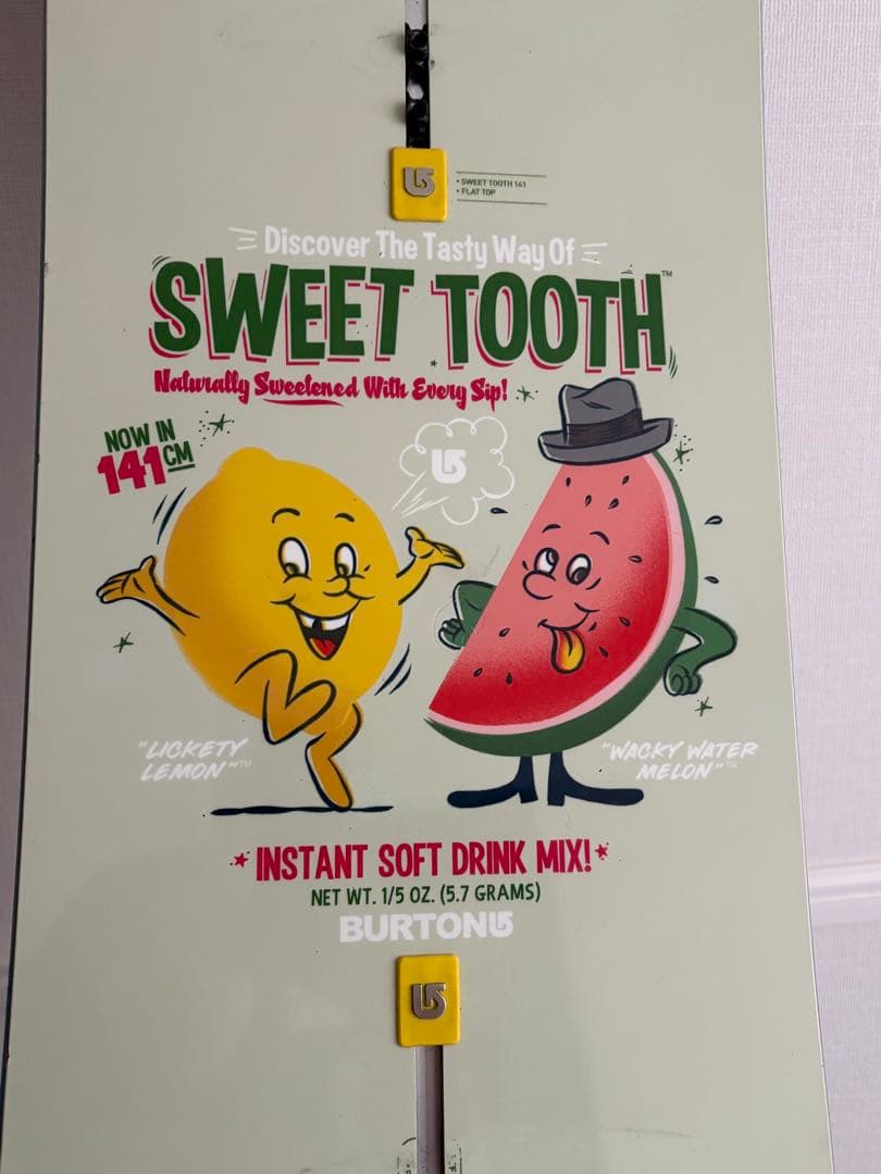 BURTON SWEET TOOTH 141cm スノーボード バートン 果物