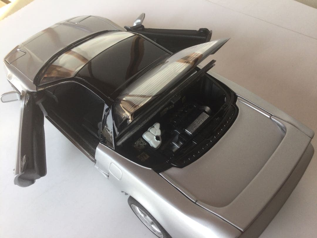 京商　ホンダ　NSX ミニカー　シルバー　1/18