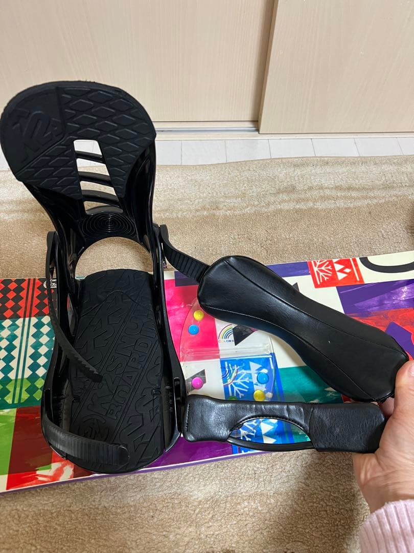 レディース用ロキシースノーボード143CM ビンディングM K2