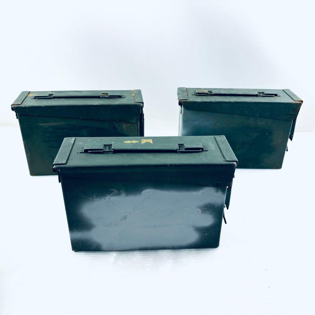 アンモボックス 7.62mm NATO弾 弾薬箱 ミニタリー NATO軍　6個