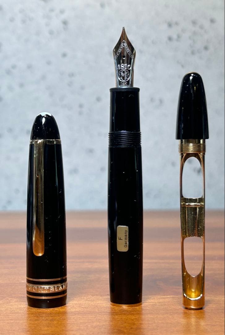 ★MONTBLANC★モンブラン★147★トラベラー★万年筆★14K★ニブF★