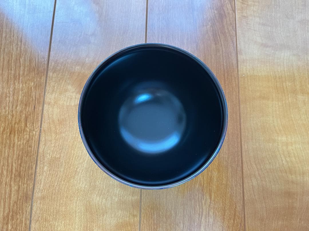 【最終価格】津軽塗 お椀 箱付き ロイヤルブルー 変わり塗り【希少・新品】